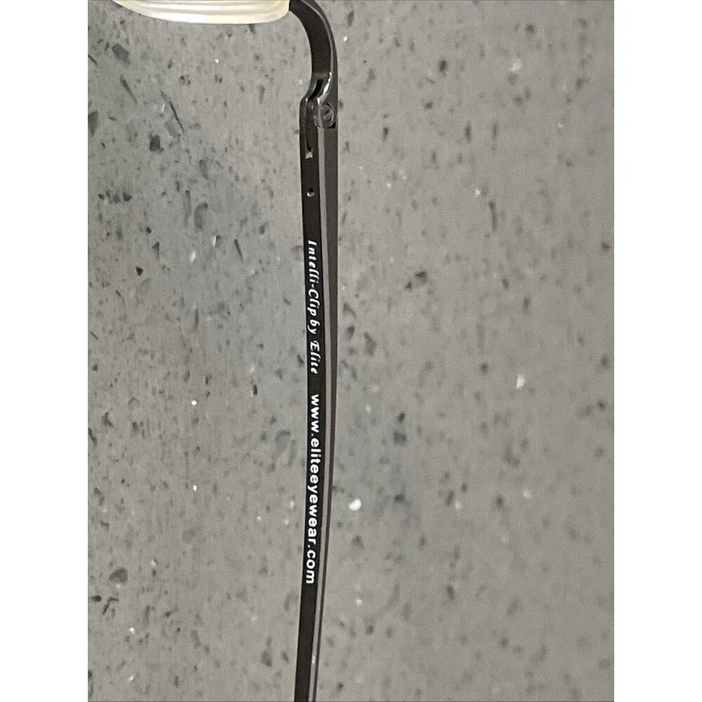 ELITE EYEWEAR 766 Maroon 47-17-135 EYEGLASS FRAMES ONLY Intelli-Clip by Elite